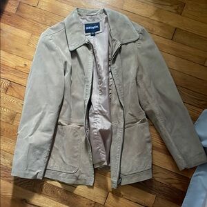 Bernardo Women's Beige Leather Jacket